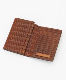 JOSEPH ABBOUD 【名刺入れ】カウレザー エンボスメッシュ