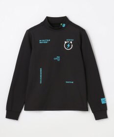 PW CIRCULUS 【裏起毛であたたか】【WOMEN】CATモチーフ  裏起毛ロングスリーブモックネックT   ゴルフウェア レディース