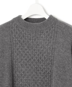 23区 【洗える】ウールカシミヤブレンド チュニック ニット