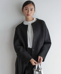 組曲 S ライトデシンフリル襟 ブラウス