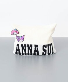 AURORA 【 ANNA SUI（アナ スイ）】マイメロディ&クロミ 刺しゅうブローチ付きネコ耳ニットワッチ