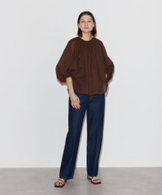 NAVE 【Nave　洗える】ボリュームボイル ブラウス