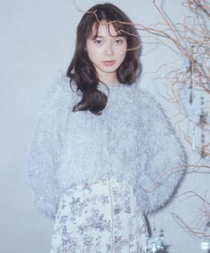 earth music&ecology きらきらフェザーニットプルオーバー