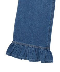 Green Parks ・Ｄｏｕｂｌｅ　Ｆｌａｇｓ　スソフリルストレートデニム