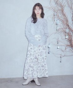 earth music&ecology きらきらフェザーニットプルオーバー