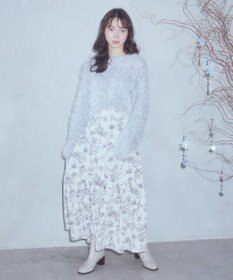 earth music&ecology きらきらフェザーニットプルオーバー