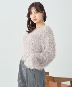 earth music&ecology きらきらフェザーニットプルオーバー