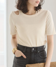 WEGO 【ANGIE VINTAGE】アシンメトリーカットアウトトップス