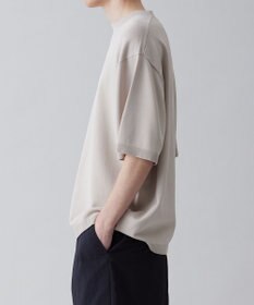 UNFILO MENS 【接触冷感】イージーケア ニット半袖Ｔシャツ [23年春夏商品]