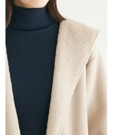 Green Parks ２ｗａｙフード裏ボアミディ丈コーディガン