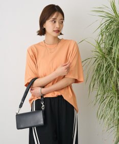 CRAFT STANDARD BOUTIQUE カットクレープワイドキリカエTシャツ