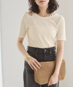 WEGO 【ANGIE VINTAGE】アシンメトリーカットアウトトップス