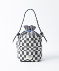 TRICOTE ピクセル巾着ポーチバッグ