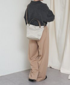 russet ナイロンジャガード2WAYミニトートバッグ(SF-260)