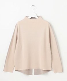 自由区 【セットアップ対応・洗える】ウールミラノボトルネック ニット