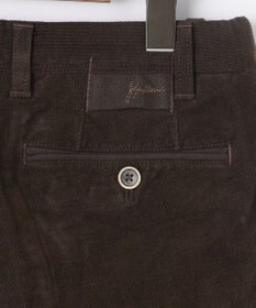 JOSEPH ABBOUD 【ウエストも伸びる！/暖かパンツ/オーガニックコットン使用】ライスコールストレッチパンツ