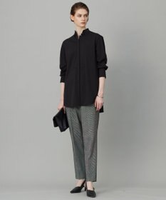 ICB L 【洗える】 ブラウスライクジャージー ロングカットソー