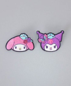 AURORA 【 ANNA SUI（アナ スイ）】マイメロディ&クロミ 刺しゅうブローチ付きネコ耳ニットワッチ