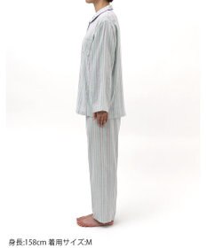 Wing パジャマ 長袖 長ズボン 綿100%(本体) 二重ガーゼ レディース EP8070 ウイング／ワコール