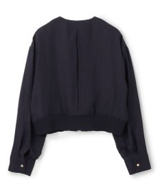 BEIGE， 【洗える】BERNARD / リネンノーカラーラップブルゾン