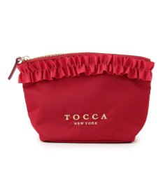 TOCCA 【撥水】FRILL GARLAND NYLON POUCH ポーチ