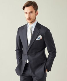 GOTAIRIKU 【形態安定】プレミアムプリーツシャツ＿ワイドカラーストライプ