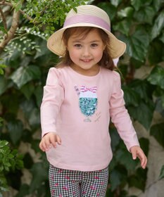 ANY KIDS ミラクルスパンコール長袖Tシャツ