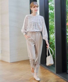 Tiaclasse L 【ダブルストレッチ・洗える】テーパードパンツ