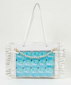 WEGO 【痛バ＆推し活グッズ】きらめきレースアップフリル痛バッグ