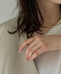 Phoebe 〈金属アレルギー対応〉エターナルドットリング　ゴールド　ステンレス