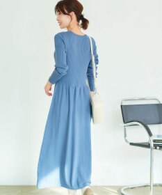 Tiaclasse 【2点セット・洗える】細ケーブルニットトップス＆ニットワンピース