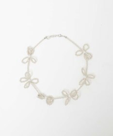 WEGO Lフラワービーズネックレス