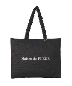 Maison de FLEUR ギャザーハンドルキルティングキャリーオンバッグ