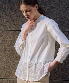 J.PRESS LADIES エニーブロード レース ブラウス