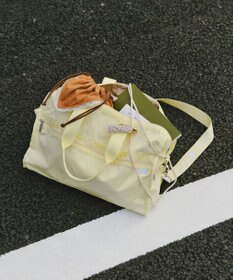 LeSportsac DELUXE MED WEEKENDER MH/ロゴジャガードライムスナイデル
