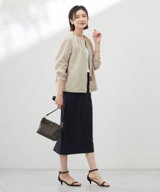 J.PRESS LADIES L 【WEB限定カラーあり・洗える・接触冷感・吸水速乾】Lightジョーゼット ナロー スカート