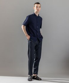JOSEPH HOMME 新素材【通気性/ストレッチ】トリコサッカーストレッチ 　レギュラーカラー半袖シャツ