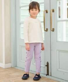 ANY KIDS チュールフリル 長袖Tシャツ