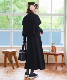 Tiaclasse 【2点セット・洗える】細ケーブルニットトップス＆ニットワンピース