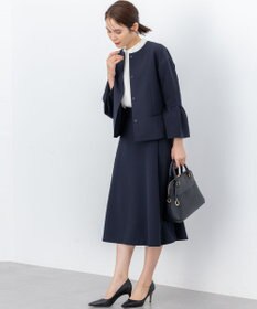 組曲 【KUMIKYOKU NAVY】コンフォータブルドレープ フレアスカート