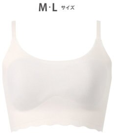 WACOAL 【GOCOCi ゴコチ】 ノンワイヤー ハーフトップ 伸びのよい素材を使用 ムレにくく快適 フラット仕上げ ホックなし ブラトップ レディース CGG220 /ワコール