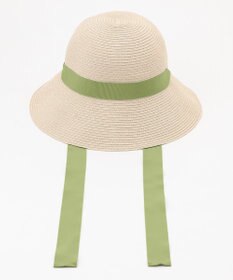 #Newans 【UVカット/洗える】リボン2本つきサマーハット