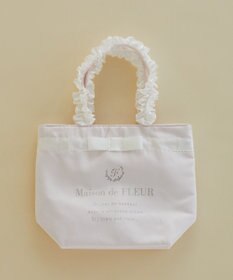 Maison de FLEUR ブランドロゴフリルハンドルトートMバッグ
