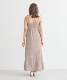 earth music&ecology ＳＥＴ２点ジャカードシャツ＋キャミドレ