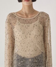 WEGO 【ANGIE VINTAGE】メッシュワンピース