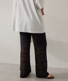 AMERICAN HOLIC レース編みニットパンツ