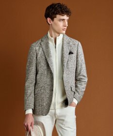 JOSEPH ABBOUD 【ストレッチ/イタリア素材/軽量】スライバーチェック ジャケット