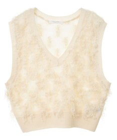 Green Parks フリンジニットベスト