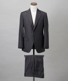 GOTAIRIKU 【Loro Piana Fabric】365 通年スーツ(グレー×格子) グレー系8
