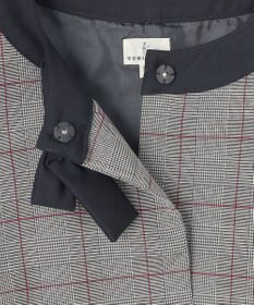 組曲 KIDS 【150-170㎝】グレンチェックジャケット＆プリーツワンピース セット